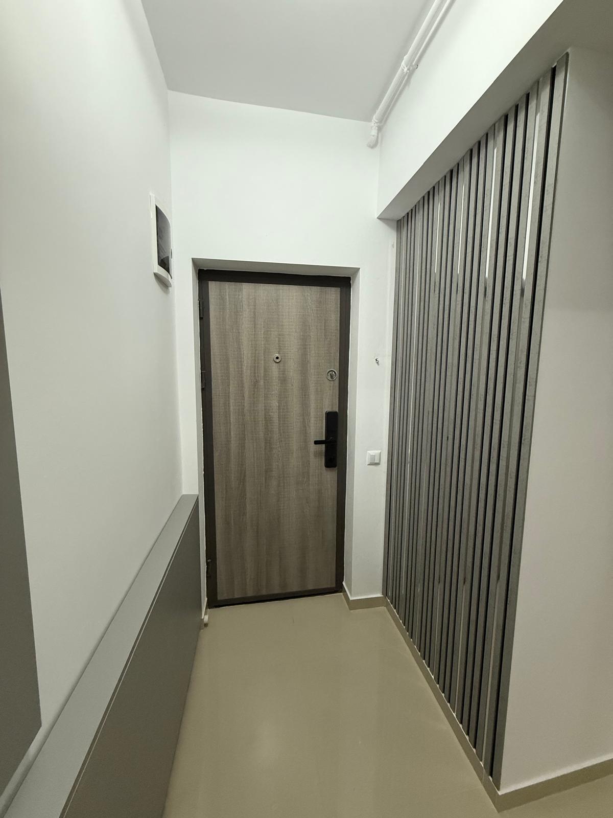 A doua perspectivă a holului amenajat
